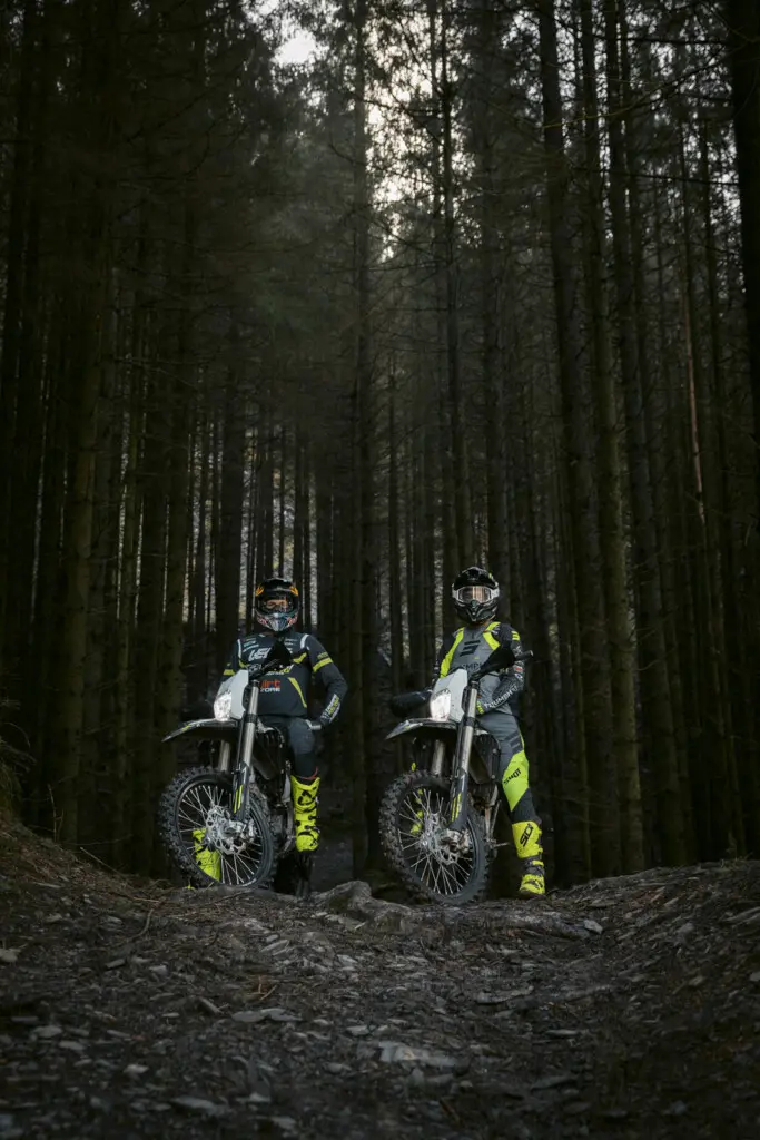 new Triumph enduro in the forst