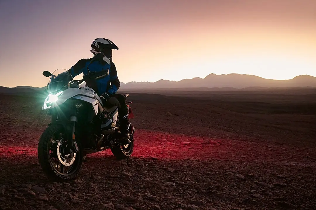 The new BMW R 1300 GS led light