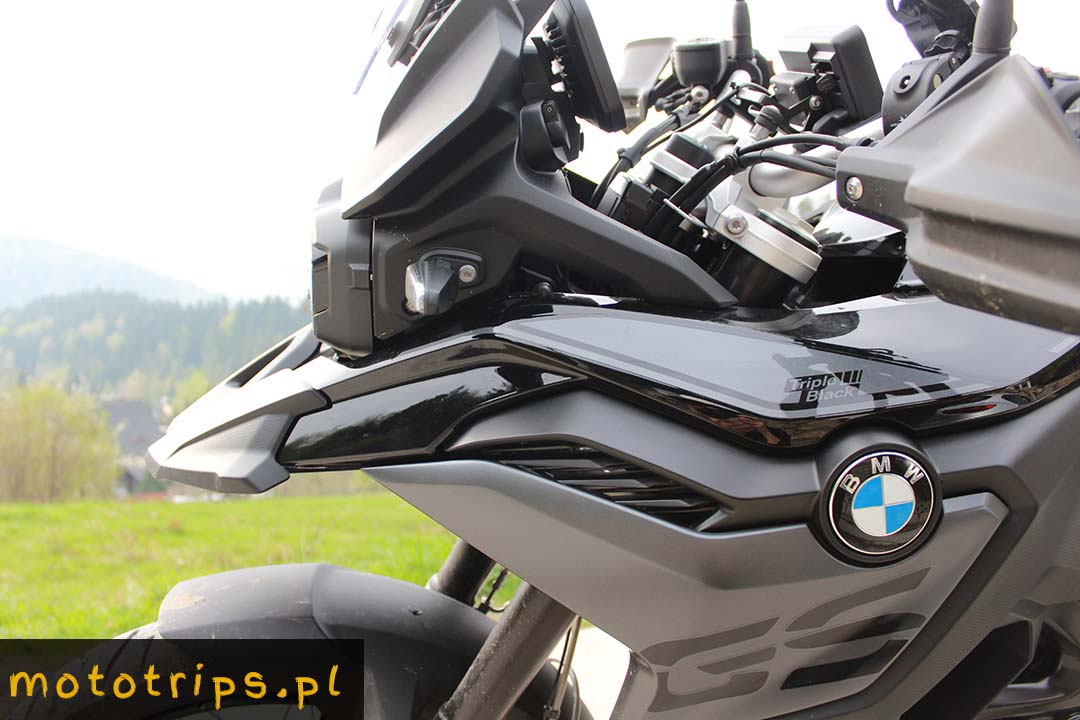 F850 GS w malowaniu Triple Black