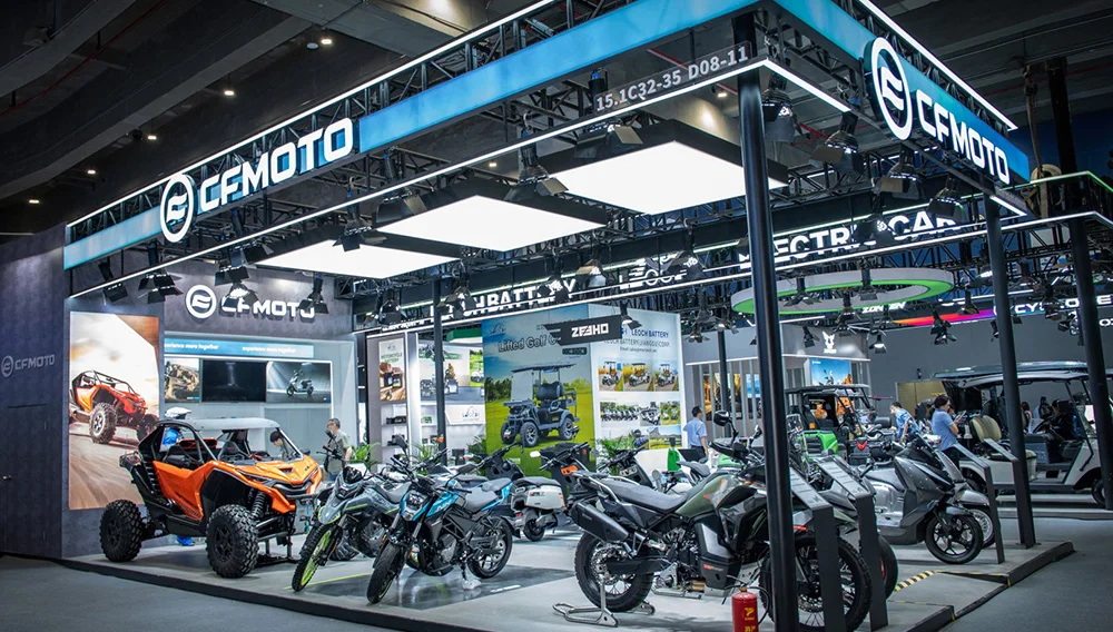 cfmoto fairs in Guangzhou 
