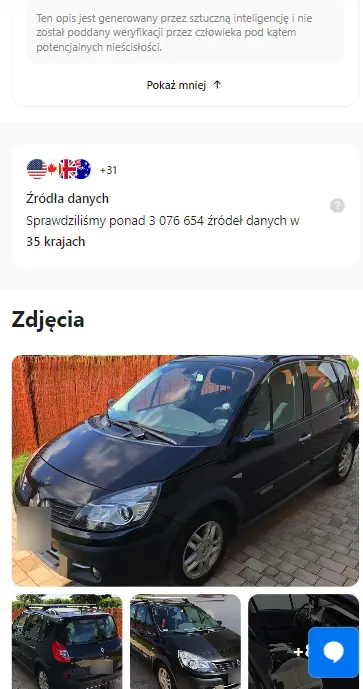 CarVertical report photos