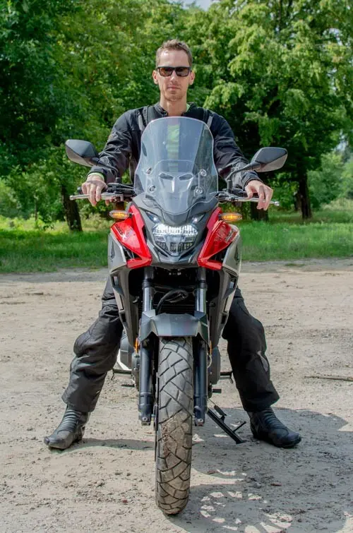 Screen on the Honda CB500X