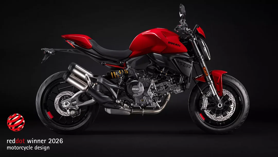 Ducati Monster Wins 2026 Red Dot Design Award: Italian Naked Bike Icon Recognized for Design Excellence