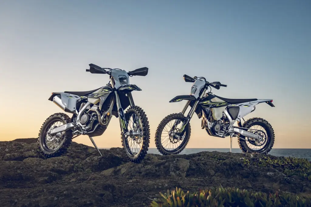 Triumph TF 250-E and TF 450-E Enduro motorcycles