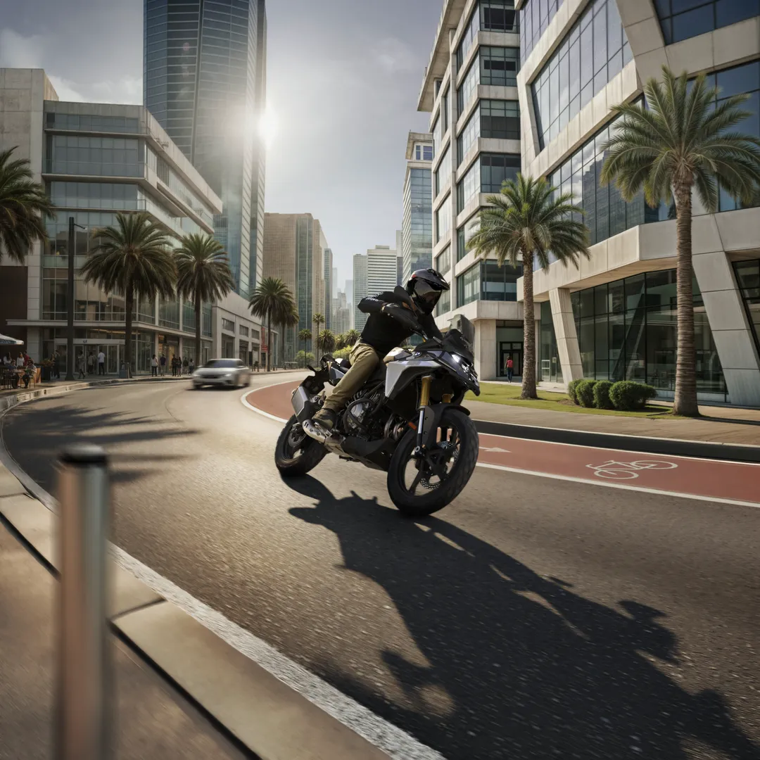 f 450 gs in the urban jungle