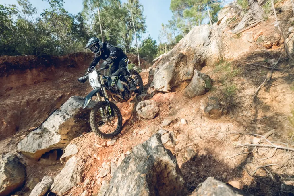 hard enduro on Triumph TF250E